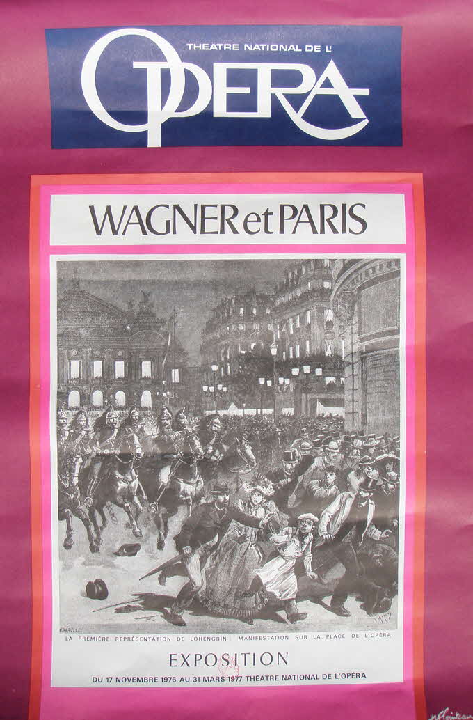 Ausstellung an der Opera de Paris 1976