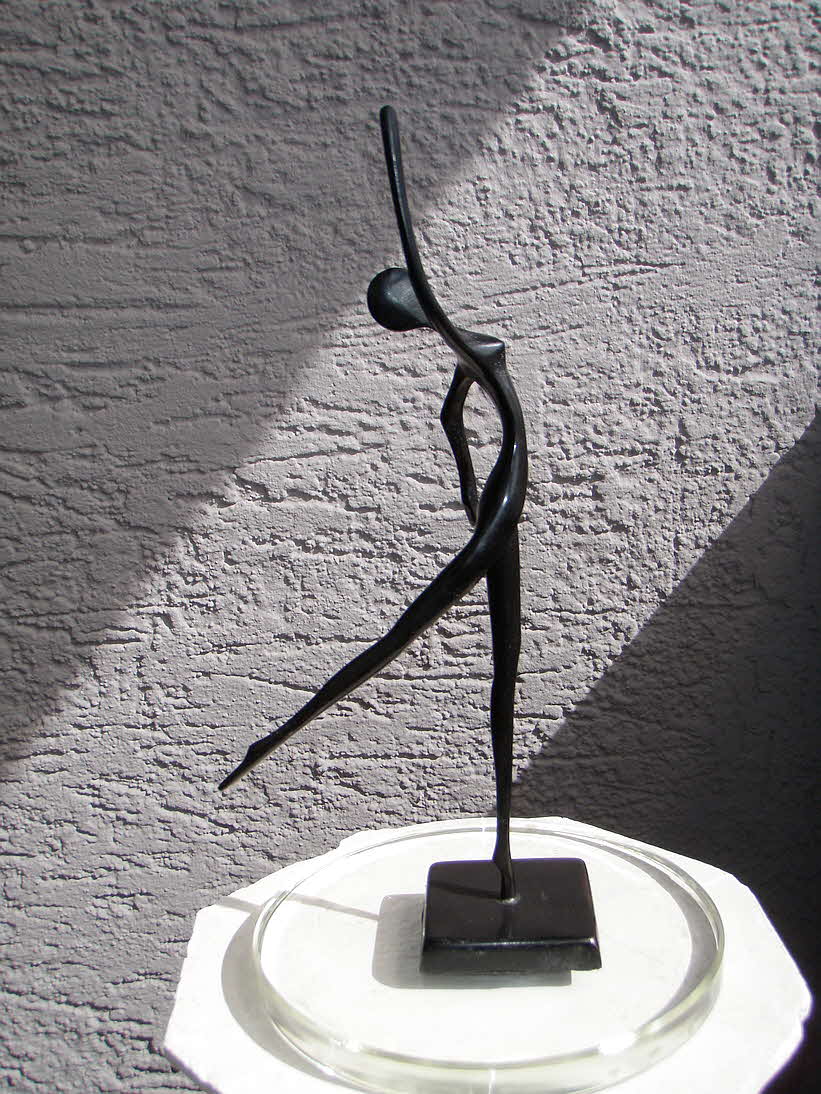 T�nzerin - Arabeske - Metallguss veredelt - 33 x 15 x 7 cm- 39 € mtl./K 250 €