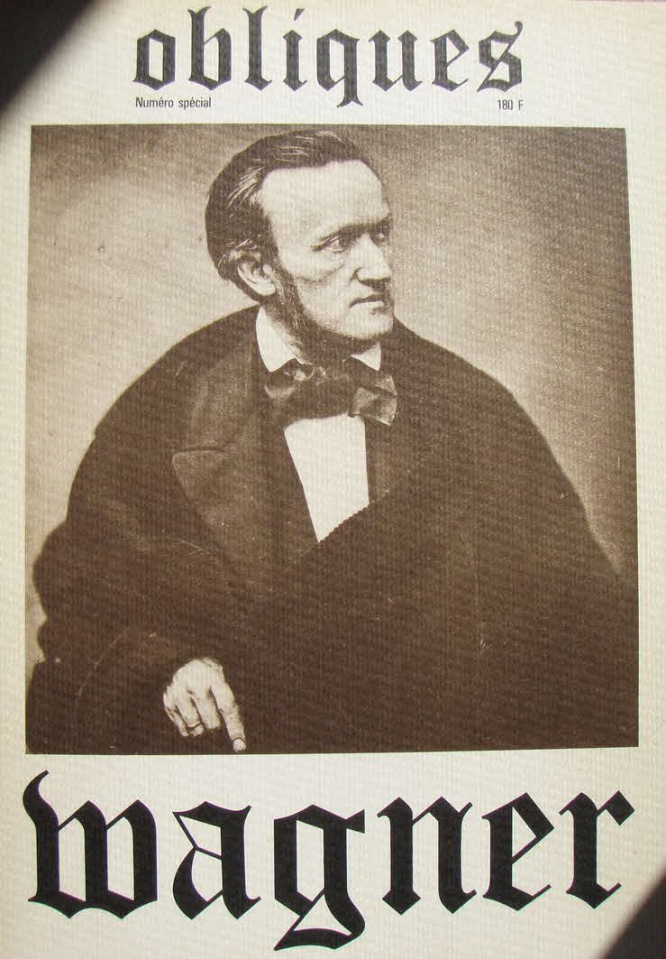 RICHARD WAGNER - Werkbeschreibung - 27 x 21  cm - 320 Seiten - 1976 - in frz.Sprache