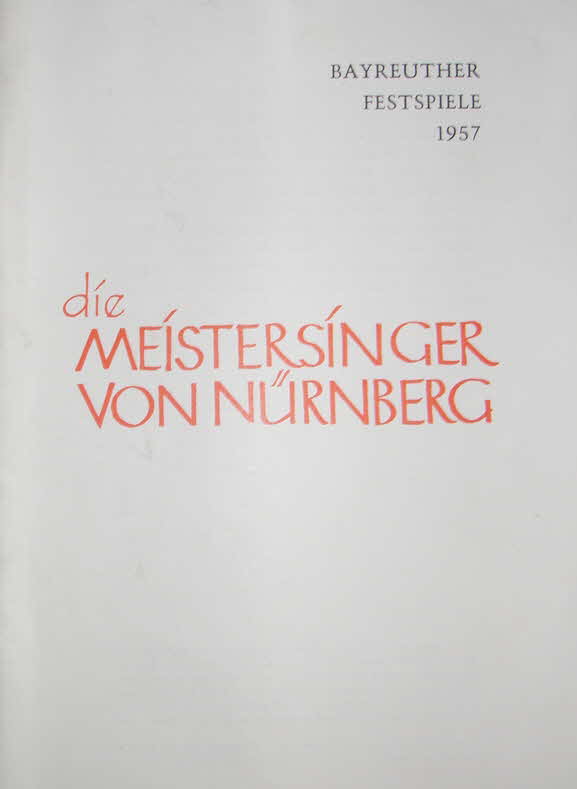 Bayreuther Festspiele 1957